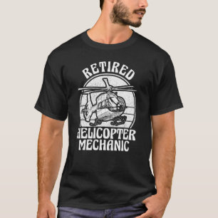 Retro-Hubschrauberpilot im Ruhestand Vintage-Hubs T-Shirt