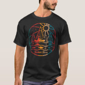Retro Hudson River Fishing T - Shirt (Vorderseite)
