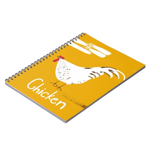 Retro-Huhn Notizblock (Linke Seite)