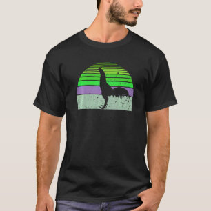 Retro-Huhn Vintage-Hühnersilhouette Farm-Tiere T-Shirt