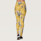 Retro-Hühner Leggings (Rückseite)