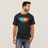 Retro-Hühner T-Shirt (Vorne ganz)