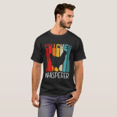 Retro Hühnerflüsterer T-Shirt (Vorne ganz)
