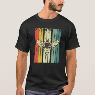 Retro Hummel Imker Vintage Rettet die Bienen Biene T-Shirt