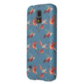 Retro Hummingbird-Muster Case-Mate Samsung Galaxy Hülle (Rückseite Links)