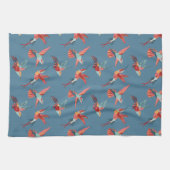 Retro Hummingbird-Muster Küchentuch (Horizontal)