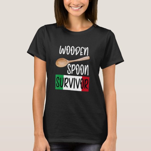 Retro Humor tees Wooden Spoon Survivor (Vorderseite)