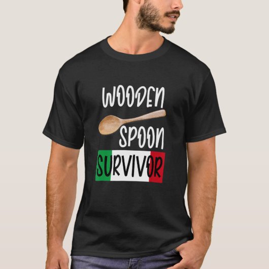Retro Humor tees Wooden Spoon Survivor (Vorderseite)