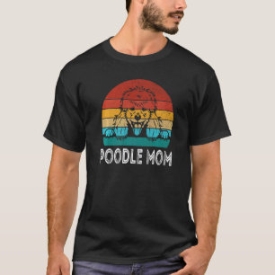Retro-Hund Pudel-Mama Pudel-Hund T-Shirt