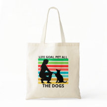 Retro-Hundefreund-Tasche Geschenk