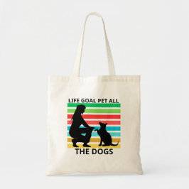Retro-Hundefreund-Tasche Geschenk Tragetasche