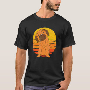 Retro-Hundeliebhaber Haustier Tier Hundebesitzer S T-Shirt