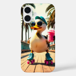 Retro-Hundesonnenbrille Vintage-Sonnenuntergang St iPhone 16 Hülle