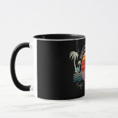 Retro Huntington Beach Surfing Tasse (Links)