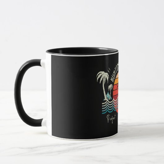 Retro Huntington Beach Surfing Tasse (Links)