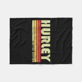 Retro Hurley Home State Cool 70s 80s Style Sunset Fleecedecke (Vorderseite (Horizontal))