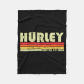 Retro Hurley Home State Cool 70s 80s Style Sunset Fleecedecke (Vorderseite)