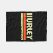 Retro Hurley Home State Cool 70s 80s Style Sunset Fleecedecke (Vorderseite (Horizontal))