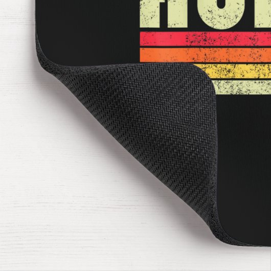 Retro Hurley Home State Cool 70s 80s Style Sunset Mousepad (Ecke)