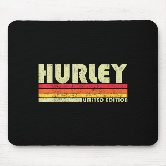 Retro Hurley Home State Cool 70s 80s Style Sunset Mousepad (Vorne)