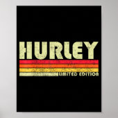 Retro Hurley Home State Cool 70s 80s Style Sunset  Poster (Vorne)