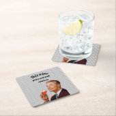 Retro Husband Funny Sprichwort Rechteckiger Pappuntersetzer (Vor Ort)