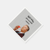 Retro Husband Funny Wine Sprichwort Serviette (Ecke)