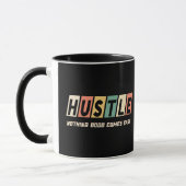 Retro Hustle Nichts Gutes kommt einfach Tasse (Links)