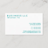 Retro HYGIENIST Visitenkarte (Rückseite)