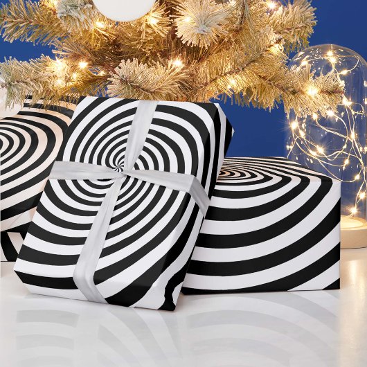 Retro Hypnosis Wrapping Paper Geschenkpapier