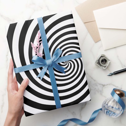 Retro Hypnosis Wrapping Paper Geschenkpapier