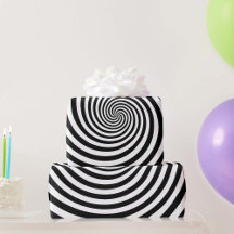 Retro Hypnosis Wrapping Paper