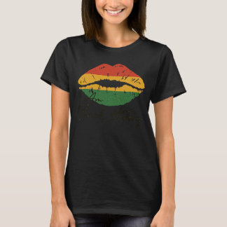 Retro I am Black History Melanin Afro African Quee T-Shirt
