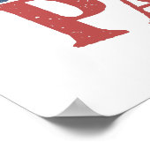 Retro I brauche einen guten Kajakfahrer Poster (Ecke)