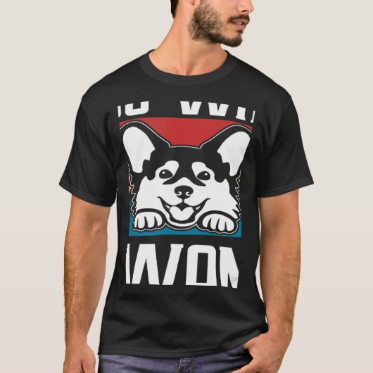 Retro I Do What I Want Dog Independent Rebel T-Shirt (Vorderseite)