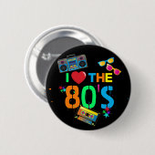 Retro I | eighties Button (Vorne & Hinten)