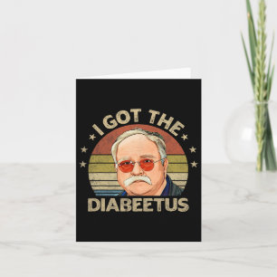 Retro I Got Diabeetus Funny Diabetes Typ 1 2 Karte