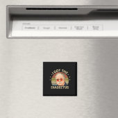 Retro I Got Diabeetus Funny Diabetes Typ 1 2 Magnet (In Situ (Geschirrspüler))