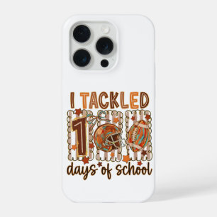 Retro I habe 100 Tage Schul-Fußball-Design geschaf iPhone 15 Pro Hülle