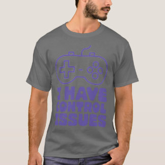 Retro I habe Probleme mit der Kontrolle T-Shirt