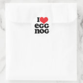 Retro I Liebe Eggnog Stickers (Tasche)