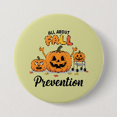 Retro-I-Liebe - Herbstprävention Button (Vorderseite)
