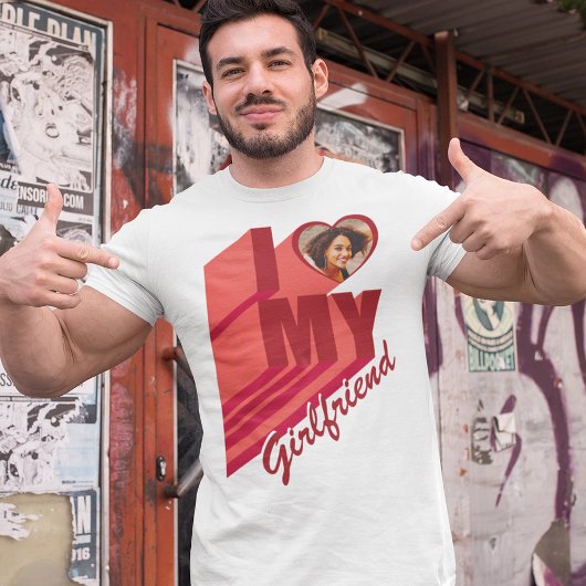 Retro I Liebe My Girlfriend T - Shirt