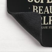 Retro I Love My Super Hot Beautiful Girlfriend Val Mousepad (Ecke)