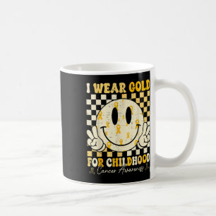 Retro I trage Gold für Krebserkrankungen im Kindes Kaffeetasse