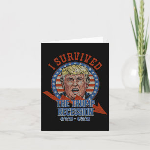 Retro I überlebte die Trump-Rezession 4725 - 4925 Karte