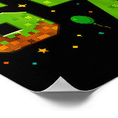 Retro I Was 6 Now I'm 7 Birthday Gift For Boys Kid Poster (Ecke)