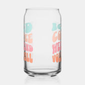 Retro-Ice Coffee Weekend Volleyball Dosenglas (Links)