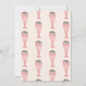 Retro Ice Cream Confetti Sundae Scoop Einladung (Rückseite)