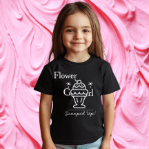 Retro Ice Cream Flower Girl Matching